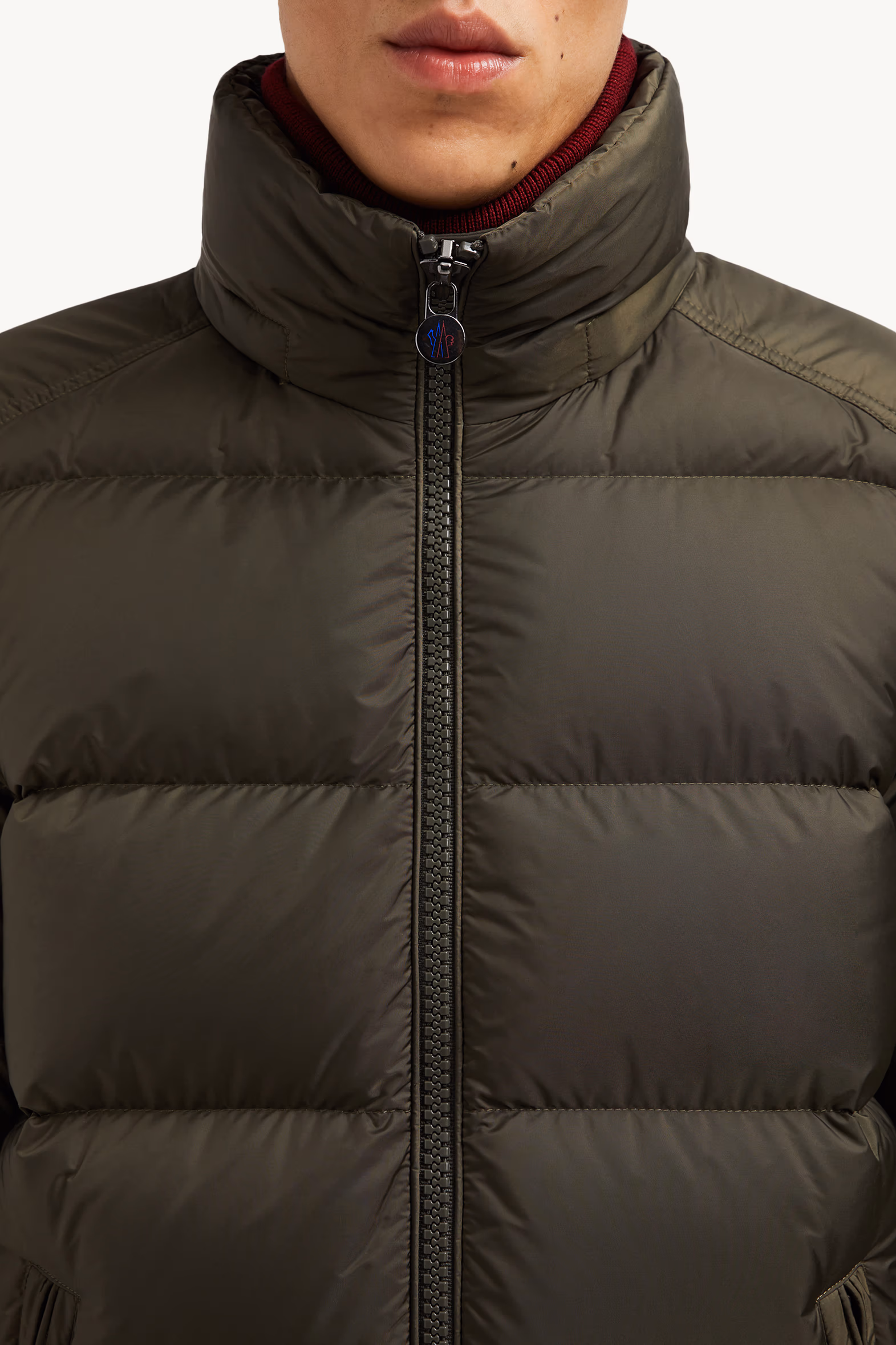 Mayaf Hooded Short Down Jacket Men Olive Green Moncler 8